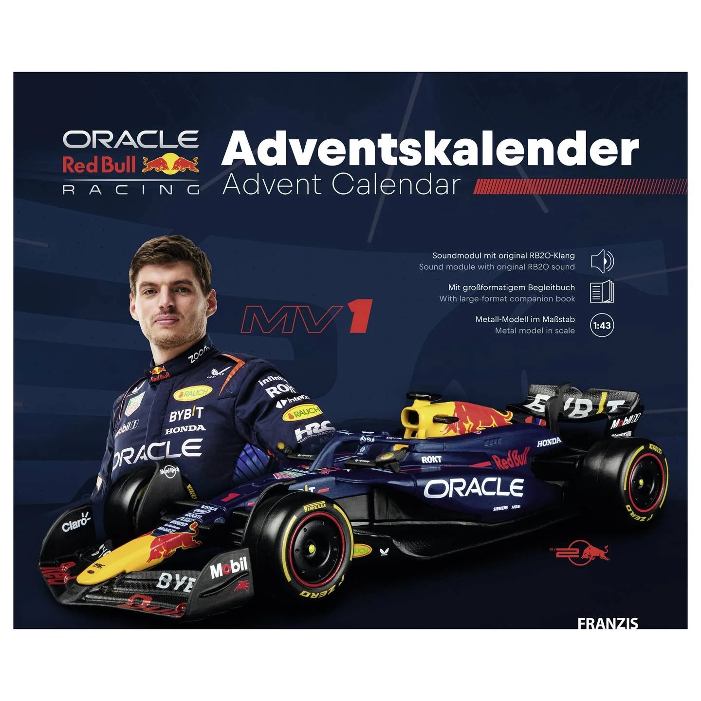 F1 RedBull Advent Calendar 1:43