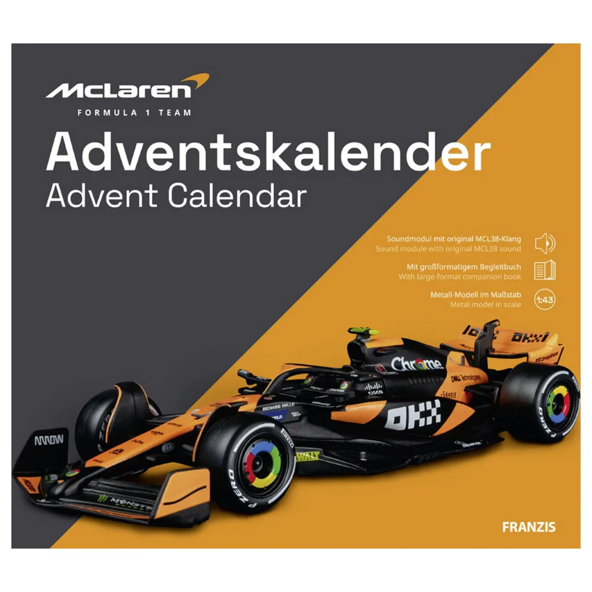 F1 McLaren Advent Calendar 1:43