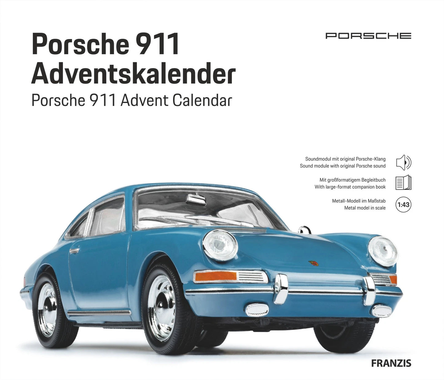Porsche 911 Turbo Advent Calendar 1:43